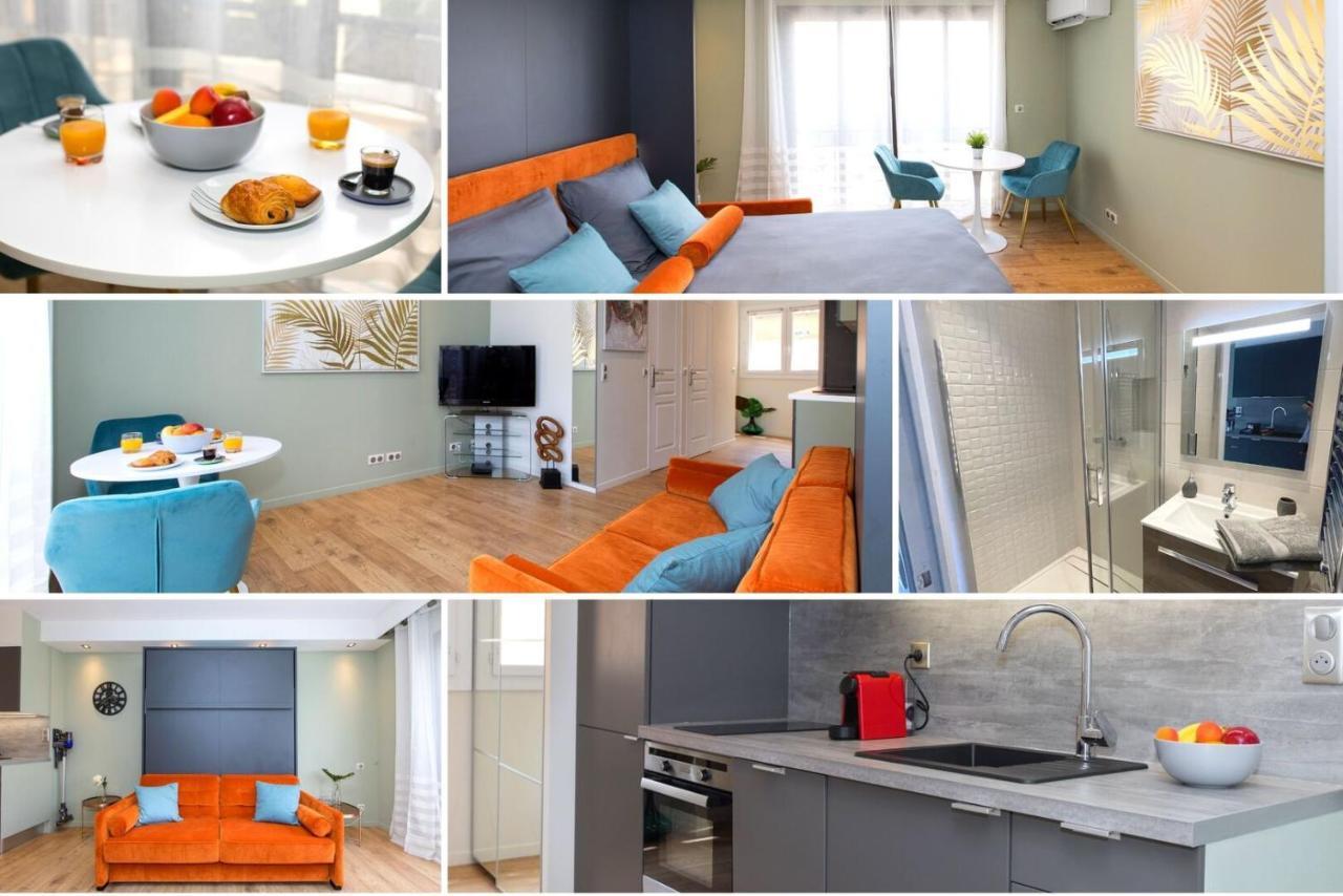Le Classe : Hypercentre, 150m Palais, Climatisation Apartamento Cannes